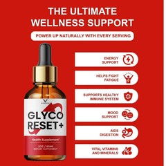 (3 Pack) Glyco Reset Drop Advanced Blood Support Supplement GlycoReset 30 Servs