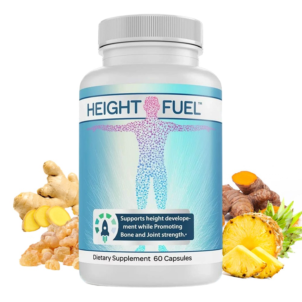 Advanced Height Growth Capsules – With Glucosamine,Chondroitin & Turmeric,60Caps