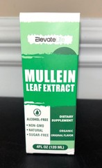 Elevate Life Mullein Leaf Extract Dietary Supplement Organic 4 Fl Oz