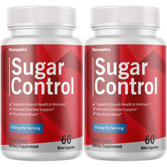 Sugar Control Keto ACV Capsules SugarControl Vitamin (2 Bottles) Genuine