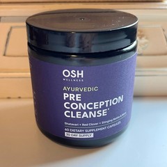 OSH Wellness Ayurvedic Pre Conception Cleanse 60 Capsules Hormonal Balance 04/28