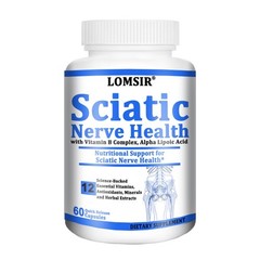 Sciatic Nerve Health Support Supplement – Alpha Lipoic Acid 300mg – 60 Capsules