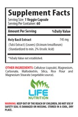 cholesterol control – Holy Basil Extract 750mg 2B – protect against toxins