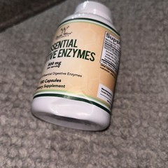 2 Double Wood Supplements Essential Digestive Enzymes, 800 mg, 180 Caps, Ex 3/26