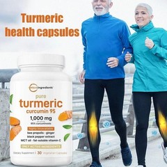 2 BOTTLES–Micro Ingredients Turmeric Curcumin|95% Curcuminoids w/ Black Pepper