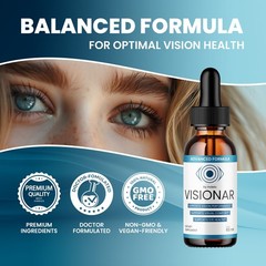 (1 Pack) Visionar Drop Eye Support Supplement – Liquid Vitamins Healthy Vision
