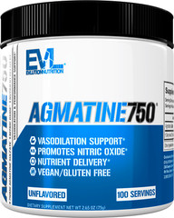 Evlution Nutrition Agmatine 750 – Vasodilation Support – 100 Servings