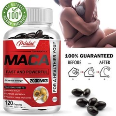 Maca Root Capsules Black Red Yellow Maca Herbal Supplement for Men Women