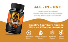 (5 Pack) Primal Storm Performance Support, PrimalStorm Capsules (300 Capsules)