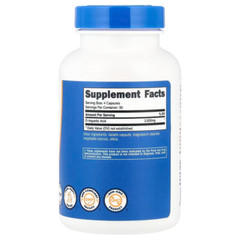 Nutricost D-Aspartic Acid Caps 3000mg 120caps 30servings GF – EXP 08/2027