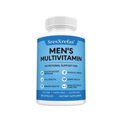 Complete Men&rsquo;s Multivitamin Capsules Support Daily Energy, Heart,Immune 30~120CT