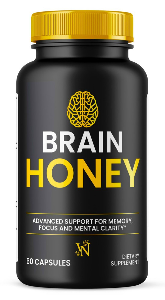 Brain Honey, BrainHoney for Memory & Clarity Support Dietary Supplement 60CT