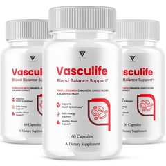 (3 Pack) Vasculife Blood Balance, Vasculife Advanced Blood Health (180 Capsules)