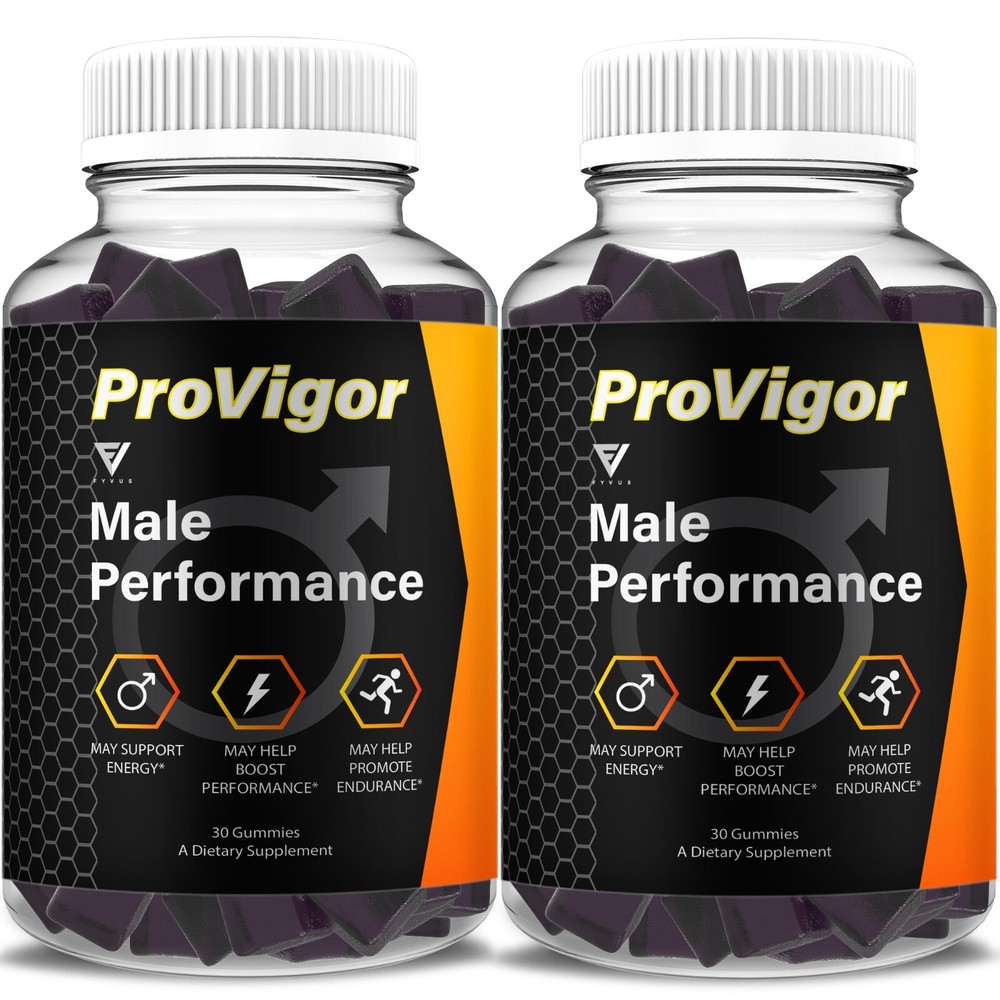 (2 Pack) Pro Vigor Gummies for Men ProVigor Maximum Performance (2 Month Supply)