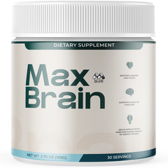 (1 Pack) Max Brain Powder Advanced Brain Supplement MaxBrain 30 Servings