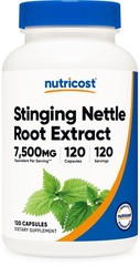 Nutricost Stinging Nettle Root Extract 7500mg Equivalent, 120 Capsules – Vege…