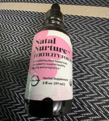 Natal Nurture Fertility Formula Organic Herbal Liquid Drops 2 fl oz Exp 12/2026