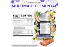 Clean Nutraceuticals Magnesium Complex B Complex Dietary Supplement 90 Capsules