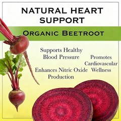 Organic Beetroot Powder Capsules – Lowers Blood Pressure – Blood Circulation