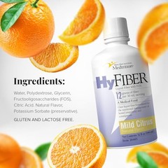 Medtrition HyFiber Liquid Fiber 32oz, 12g Soluble Fiber Supplement