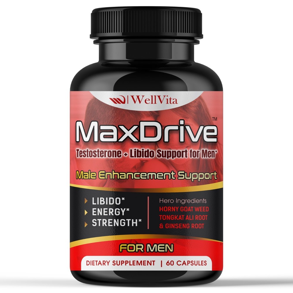 Best Testosterone Booster for Men | Libido & Energy Pills for Male Vitality-60ct