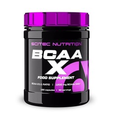 BCAA X – 180 Capsules – Amino Muscle Regeneration Endurance Muscle Mass Building