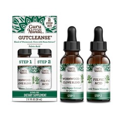 GuruNanda Gutcleanse 2-Step Kit – Dietary Supplement to 2 Fl Oz (Pack of 1)
