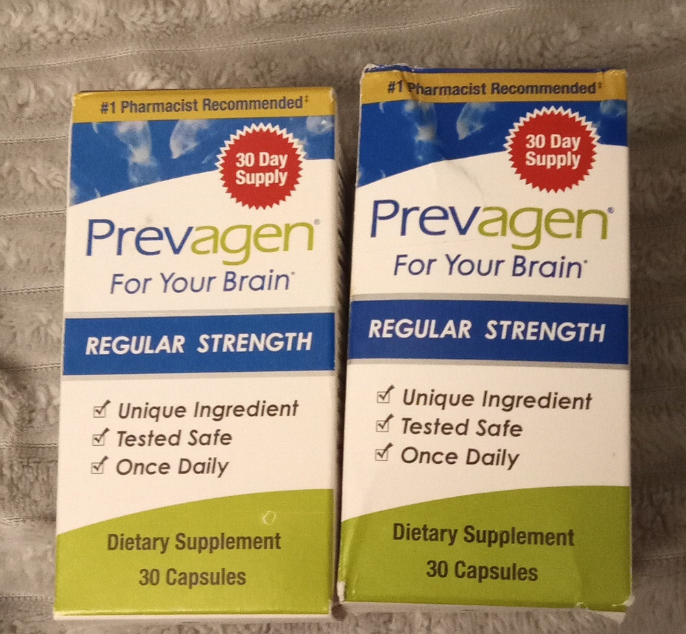 Prevagen Regular Strength 30 Capsules 10mg Lot Of 2