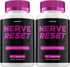 (2 Pack) Nerve Reset Capsules – NerveReset Pills Natural Ingredients Nootropic