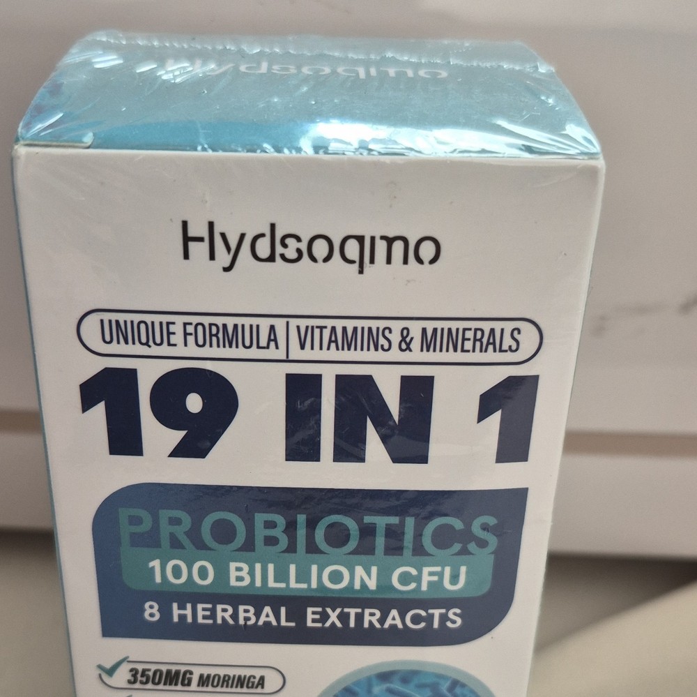 Hydsoqimo 19-in-1 Probiotic Capsules 100 Billion CFU Digestive Support 90 Ct