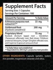 antiaging supplement – Echinacea & Goldensea – immune support 1B