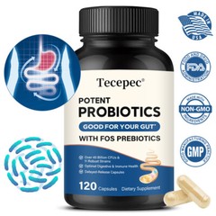 Probiotic w/Prebiotic FOS – Promoting Digestive Support w/ 45 Billion CFU