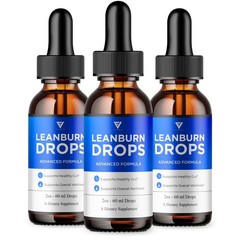 (3 Pack) Lean Burn Drops Weight Formula, Lean Burn Drops Support (6oz)