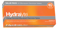 Hydralyte Electrolyte Effervescent Tablets 40 – Orange
