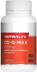 Nutra-Life Co-Q-Max 150mg + Omega Oils Capsules 60 – made in NZ