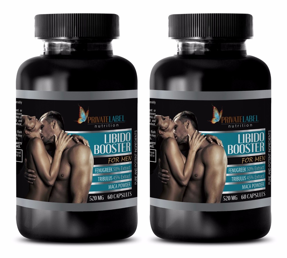 Testosterone booster powder – LIBIDO BOOSTER FOR MEN – fenugreek pills – 2 Bot