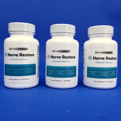 Nerve Restore Maximum Strength Advanced Formula 60 Capsules (Lot of 3)