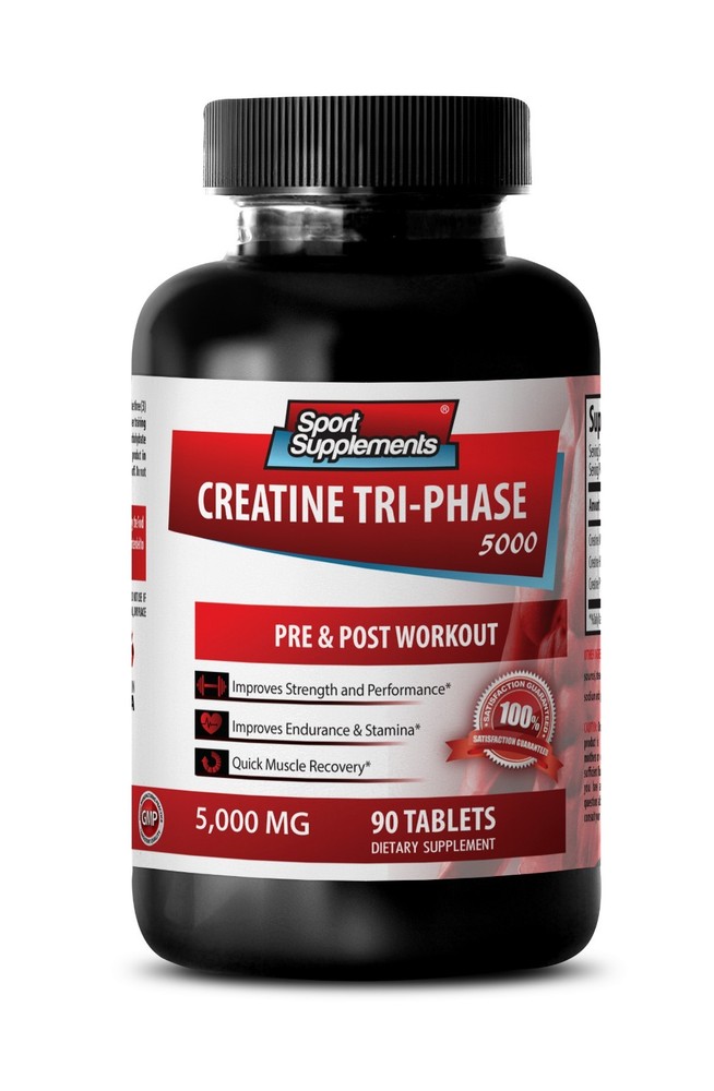 Muscle Supplements – Creatine Tri-Phase 5000mg – Help Increase Endurance 1B