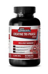 Muscle Supplements – Creatine Tri-Phase 5000mg – Help Increase Endurance 1B