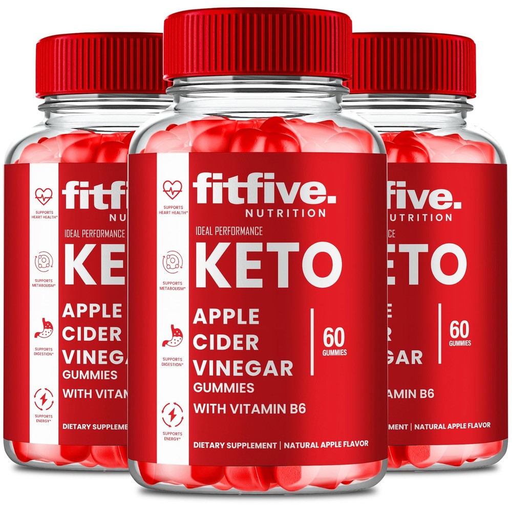 Fitfive Weight Management Digestive Supplement – 180 Gummies (3 Pack)