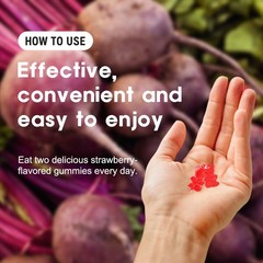 Beet Root Gummies – Supports Blood Pressure, Heart Health & Natural Energy
