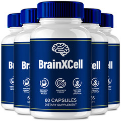 Brainxcell Capsules Supplement, Official Brainxcell for Brain Health (5 Pack)