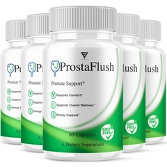 (5 Pack) ProstaFlush Prostate Support, Prosta Flush Supplement (300 Capsules)