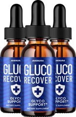 (3 Pack) Gluco Recover Liquid Drops – GlucoRecover Drops Extra Strength Natural