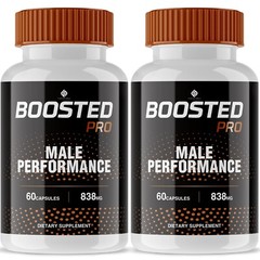 (2 Pack) Boosted Pro Dietary Supplement ED Pills For Men Reviews (120 Capsules)