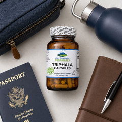 Pure Mountain Triphala Capsules 500mg Organic Amla Fruit Kosher Vegan Supplement