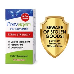 Prevagen Extra Strength 20mg Capsules – 60 Count – 2 Pack (120-Day Supply)