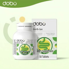 dobo Herb-lax Plant-Based Tablets 50 Digestive Support GMP Certified Night