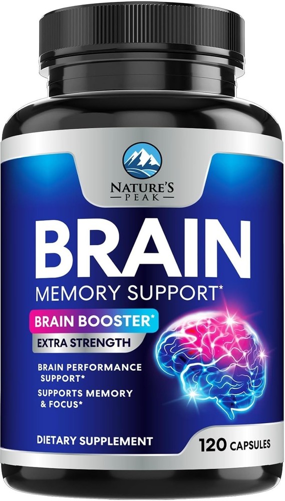 Nature&rsquo;s Peak Brain Memory Supplement – Nootropics for Focus & Clarity