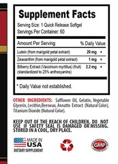 Vision Safeguard – EYE VISION GUARD – Eye Energy 1 Bottle 60 Capsules